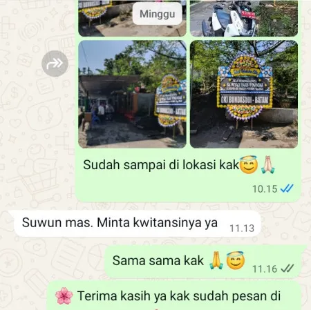 Pengiriman Papan Bunga Duka Wonoroto Purworejo