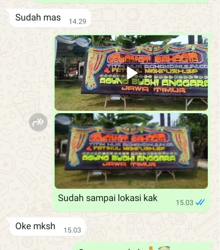 Pengiriman Papan Bunga Wonoroto Purworejo