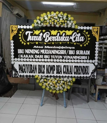 Papan Bunga di Wonoroto Purworejo